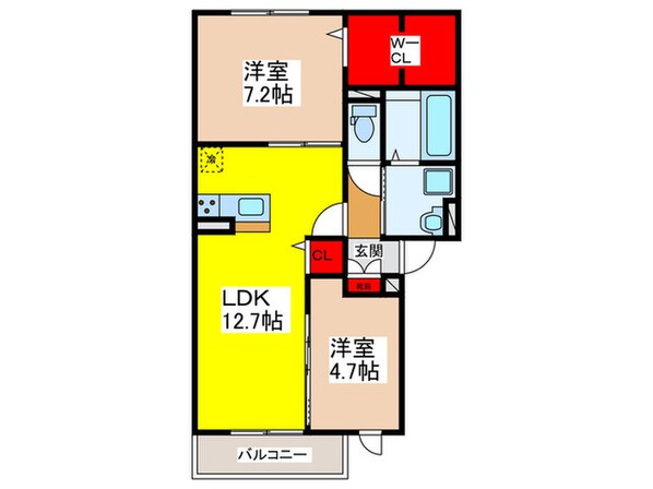 仮)柏原市古町PJ  Dの物件間取画像